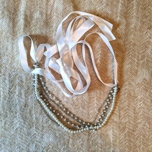Chain Beaded Wedding Headband